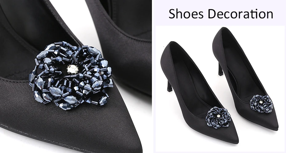 IngeSight. Z 2 подвеска «кусочки» акриловая бусина цветочное украшение для обуви элегантный женский ножной браслет Зажим для обуви модные ювелирные изделия аксессуары пряжка