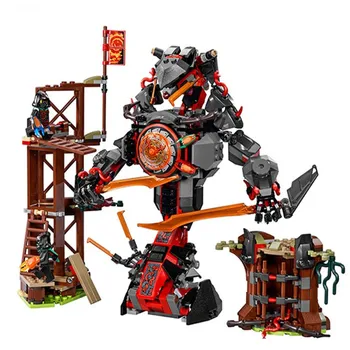 

734 Pcs 10583 Ninja Mini Figures Set Compatible Dawn Of Iron Doom Lepining 70626 Building Blocks Toys For Kids