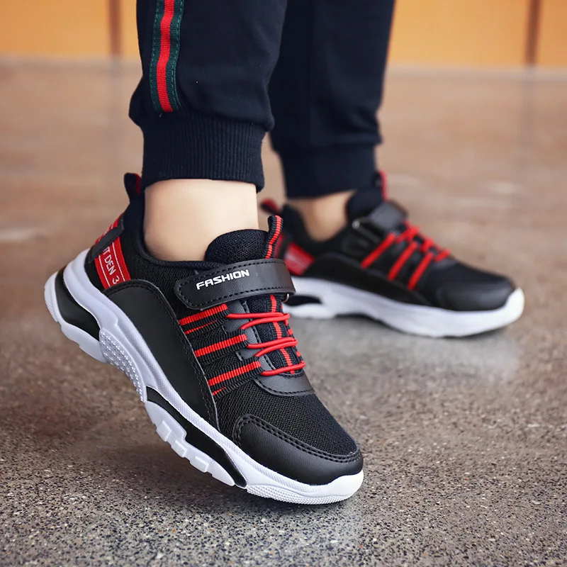 

BOY'S Athletic Shoes Spring Korean-style Children Breathable Mesh 10 Boy Running Shoes BOY'S Trendy Shoes Young STUDENT'S 12-Yea