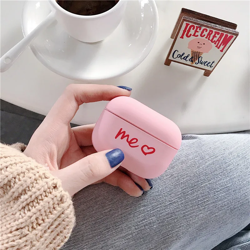 KJOEW для Apple AirPods3 поколение наушников крышка простой милый матовый чехол ушей