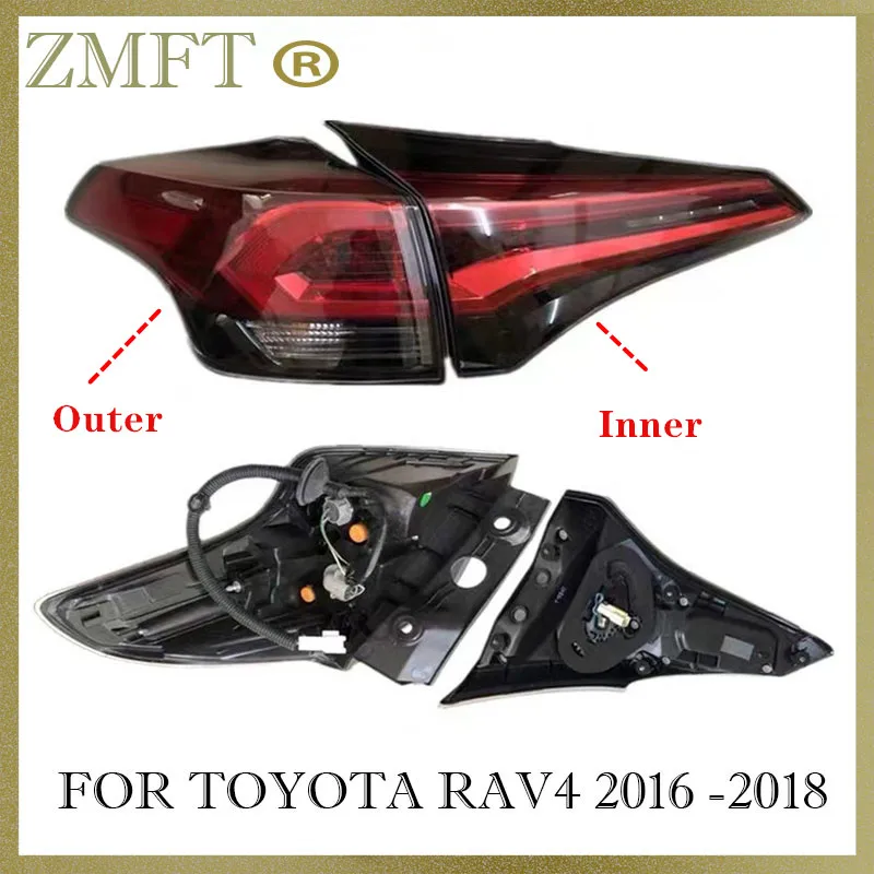 Стоп-светильник заднего бампера автомобиля для TOYOTA RAV4 2016 2017 2018 задний фонарь |