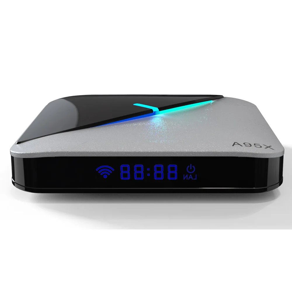 ТВ-приставка A95X F3 Air droid 9,0 Amlogic S905X3 4G ram 32GB 64GB quad core 2,4G/5 GHz Wifi BT H.265 4K Youtube A95X F3 телеприставка
