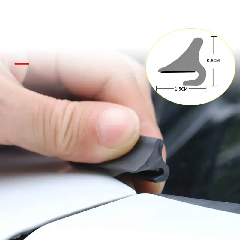 Windshield Rubber Seal 2 M Front Rear Windshield Sunroof Seal Strips