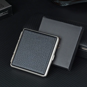 

Ultra-thin Cigarette Case Automatic Tobacco Box Cigarette Holder 20 Cigarettes 84MM Smoking Accessory