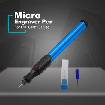 

New Aluminum Micro Engraver Pen For DIY Craft Carved Metal Ceramic Glass Wood Statues Painting Engraving Tool Accessory