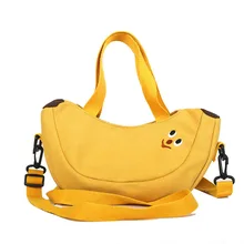 Стиль банан яблоко ручная Наплечная Сумка с мультяшным милым холщовым мешком для девочек женская сумка на плечо в Корейском стиле сумка для телефона