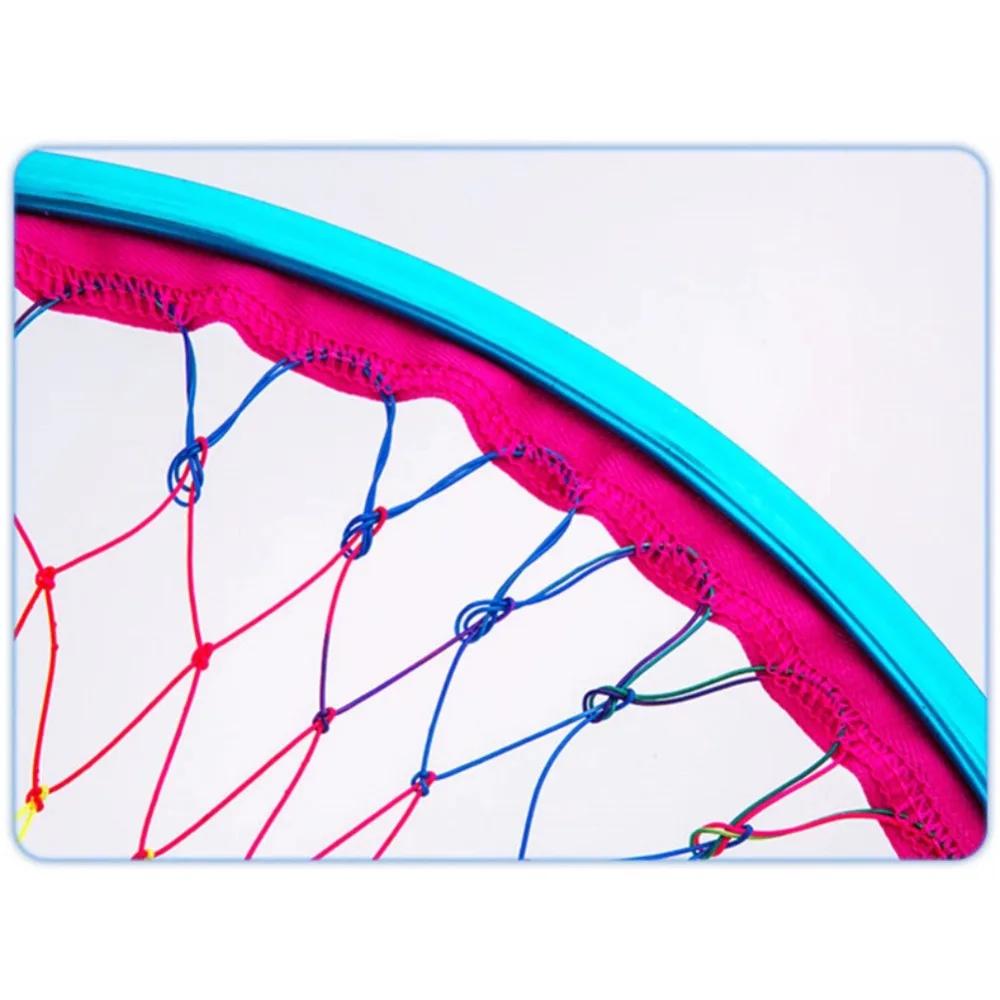 Round/Triangle Fishing Mesh Head Aluminum Alloy Frame Colorful Nylon Fishing Hand Landing Net Head Fishing Tackle