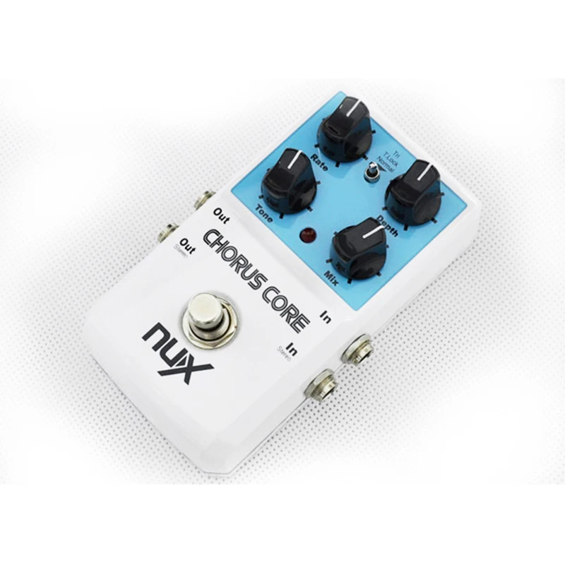 Nux хор металлический фазер Flanger Core электрогитара хор Stompbox портативный