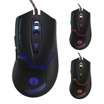 

3200 DPI USB Wired Mouse 6 Buttons Gaming Mouse With 7 Colorful Lights 1.5m Cable Computer Mouse for desktop laptop PC MacBook