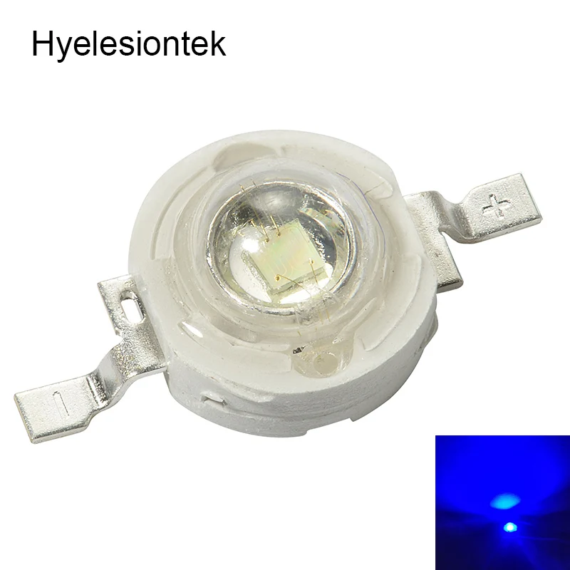 Blue 10 шт. светодиодный 3W-Диодная лампа лампада желтый RGB УФ-белый диодный светодиодный радиатор с металлической пластиной алюминиевая основа Звездный светильник для выращивания всего спектра - Цвет: Blue