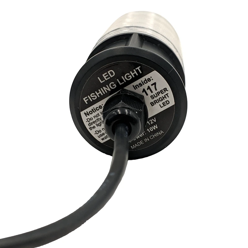 12V Led зеленый подводный погружные для рыболова ночной рыбалки светильник 10 Вт 117