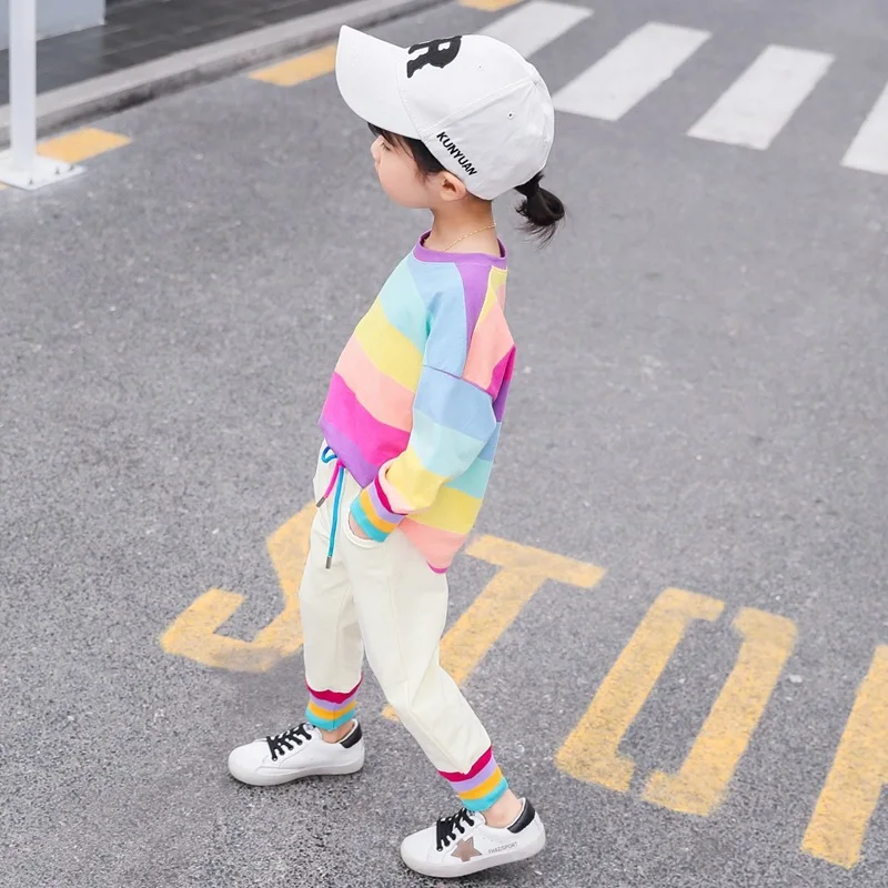 

Infant Autumn Clothes 0-1-4-Year-Old Girls Children Spring And Autumn 2019 New Style Baby Girls Autumn Clothing Set Western Styl