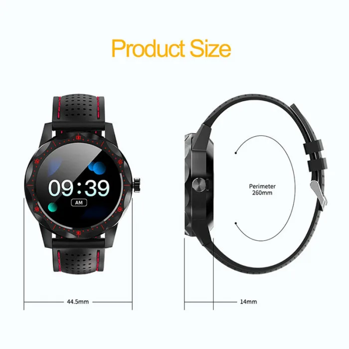 Smart Watch IP68 Waterproof Heart Rate Fitness Activity Intelligent Watch OUJ99