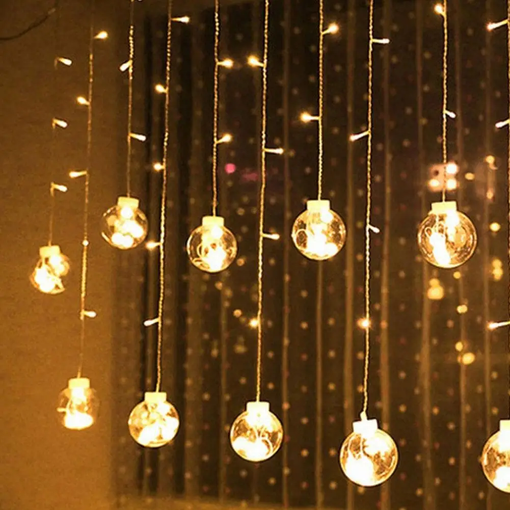 

3m Wedding Decor Stringed Light Bubble Ball Fairy 12LED Stringed Light Fancy Lamp Festival Decor LED Stringed Light Home Decor
