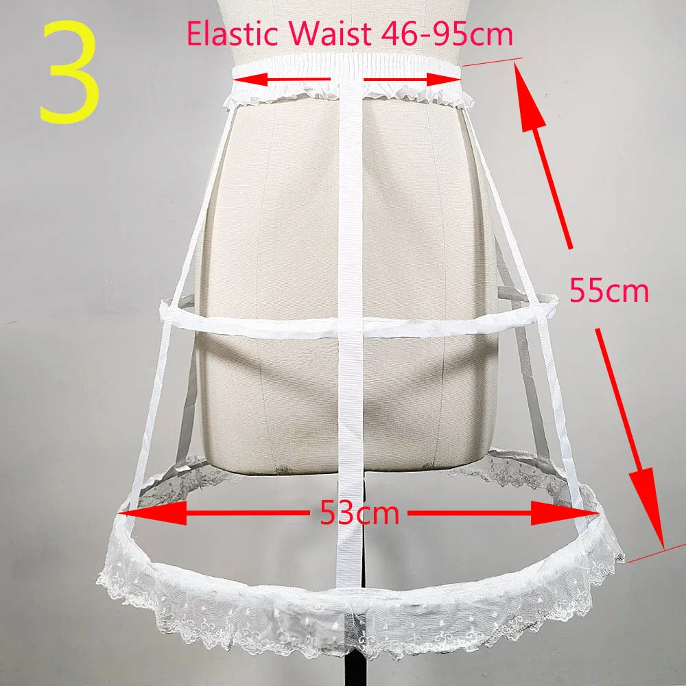 Girl Lolita Cosplay Wedding Petticoat Party Short Dress Underskirt Jupon Enfant Ballet Tutu Skirt Crinoline Slit lolita petticoat flower girl underskirt wedding petticoat