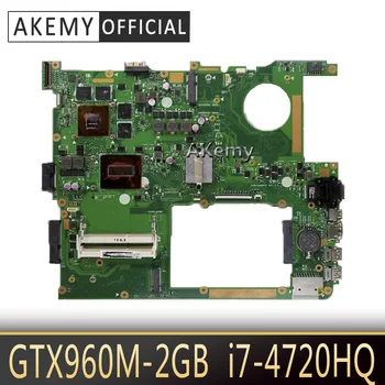 

Akemy GTX950M/GTX960M G771JW Motherboard with i7-4720HQ For ASUS ROG G771JM G771JK G771J Laptop Mainboard Motherboard test OK