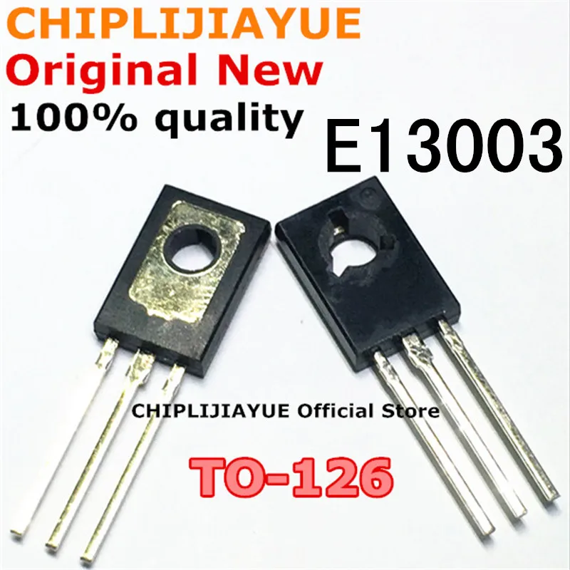 Новый и оригинальный чипсет IC MJE13003 TO126 E13003 TO 126 10 шт.|Транзисторы| |