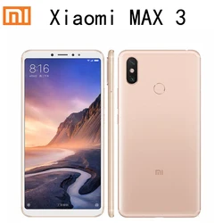 celular Xiaomi Max 3 smartphone 6.9 inch Snapdragon 636 Fingerprint 4G Android Smart Phone 5500mAh Unlocked