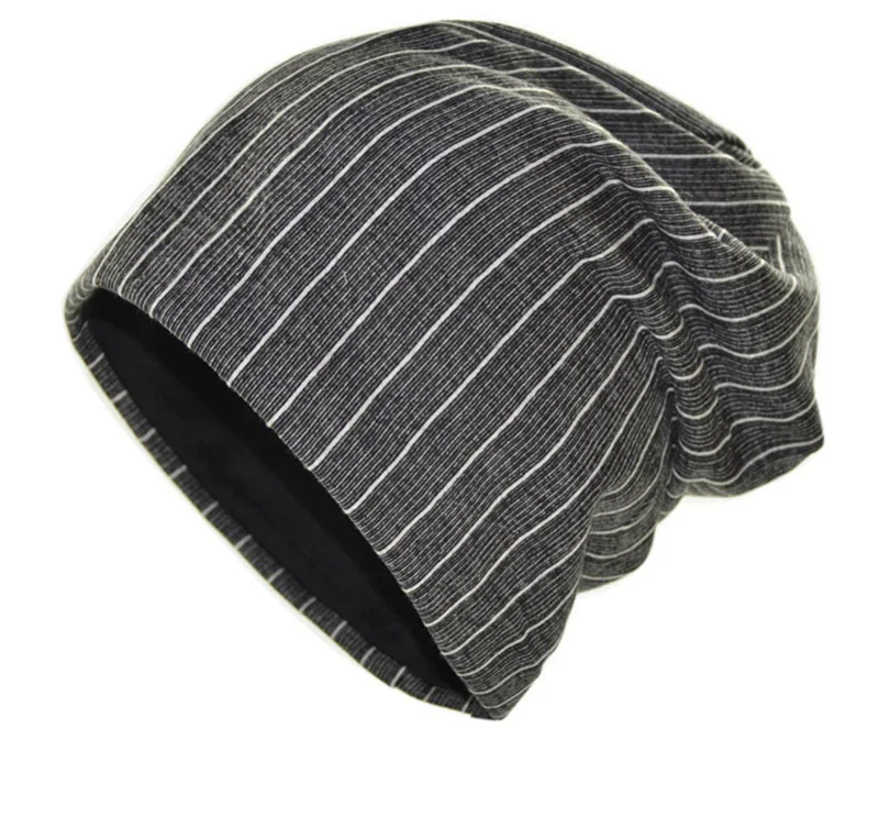 

Latest Model Cotton Polyester Hip Hop Striped Autumn Winter Unisex Skullies Beanies Hat Winter Hats For Women Beanies Hat