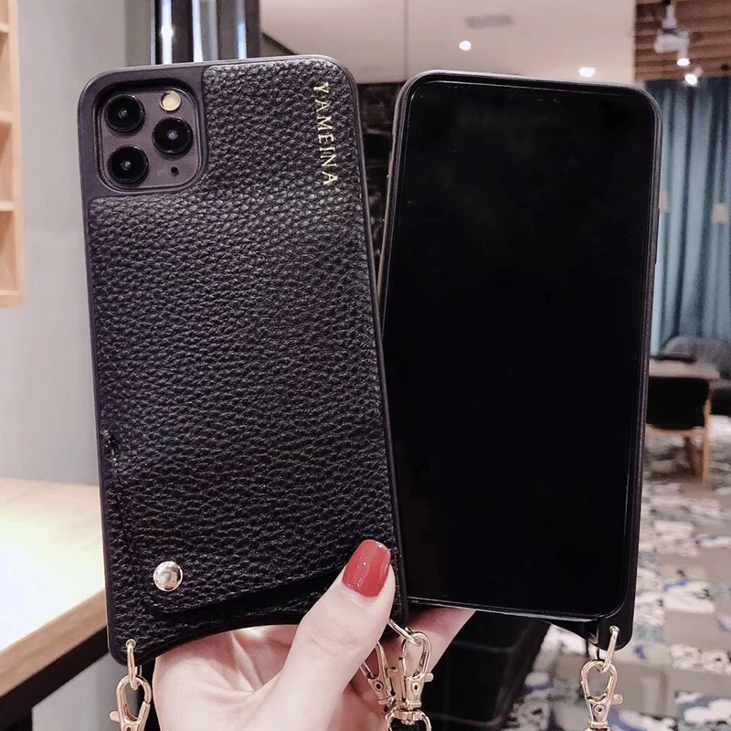 Роскошный кожаный чехол кошелек для кредитных карт телефона iPhone 12 Pro Max XR X 11 8 Plus 7 6