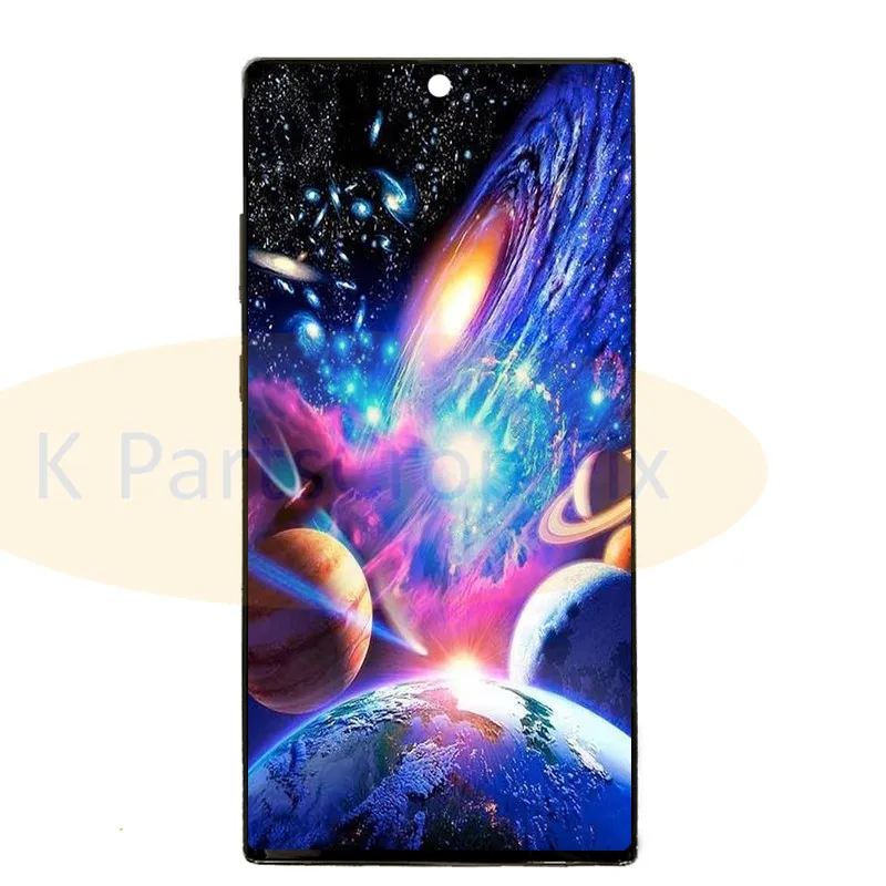 Для samsung Galaxy Note 10 lcd N970F N9700 с рамкой дисплей сенсорный экран дигитайзер для samsung note10+ lcd N975 N9750/DS lcd