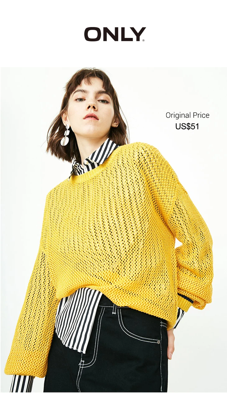 Только для женщин металлический Шелковый вязаный тонкий ажурный свитер | 118324501