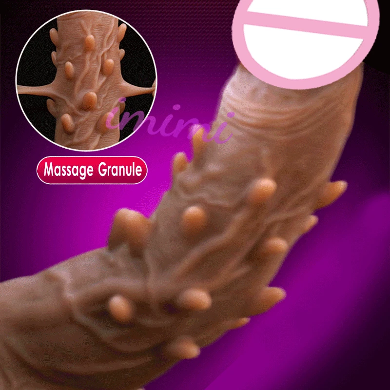 7,8 Inch Soft Barbed Dildos Flesh Realistic Dildo for Women Bending Penis with Suction Cup Adult NO Vibrator Sex Toys Anal Pump