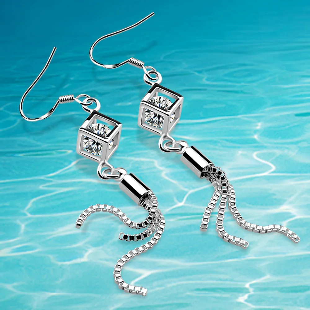 Женские серьги подвески из серебра 925 пробы с фианитами|earrings skeleton|earrings balletearrings