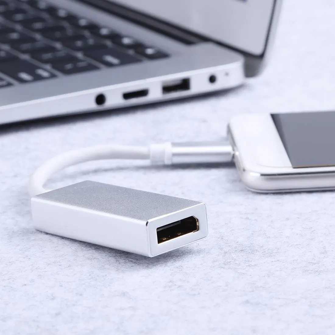 Тип C к Mini DP 4K 60Hz USB 3,1 type C к Mini display port адаптер Thunderbolt 3 к Mini DP конвертер для MacBook Pro
