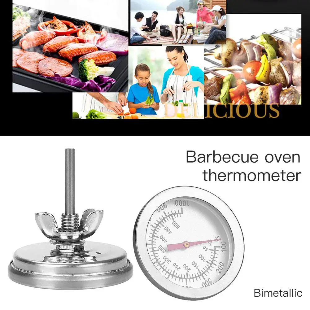 Практичный термометр для мяса из нержавеющей стали, удобный электронный термометр для барбекю