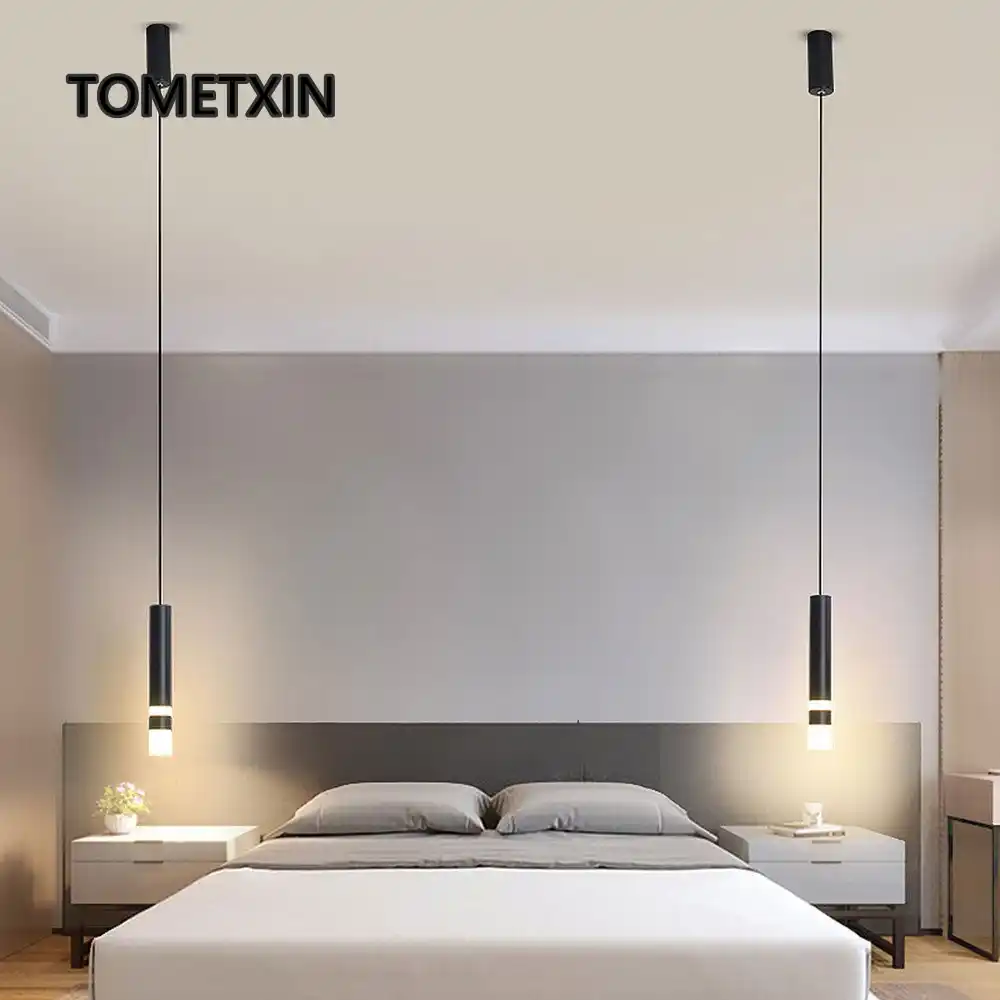luces colgantes geometricas para sala de estar lampara nordica para decoracion de dormitorio y tienda