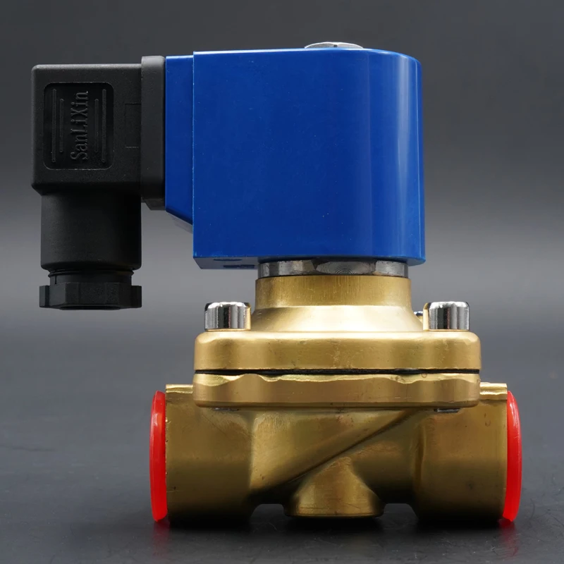 DC24V AC220V 110V 24V,SMS Large diameter Direct Acting Normally Closed Solenoid Valve,brass Water valve,