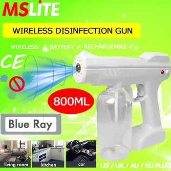 

novedades 2020 sterilizer machine wireless gun disinfectant sprayer gun atomization smoke nano sterilization home air cleaner