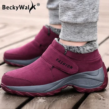 

Casual Women Shoes Winter Boots Women Sneakers Plush Warm Comfortable Female Snow Boots Platform Mother Shoes Woman WSH3499
