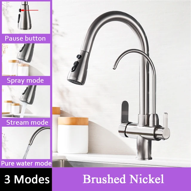 Brushed nickel