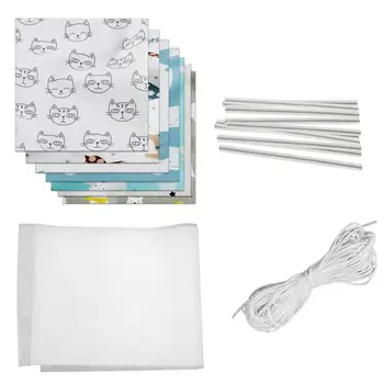 

DIY Mouth Mask Set Creative Handmade Protective Anti-dust Mask Mouth Cover Mask Mask Nose Bridge Strip DIY Craft kit