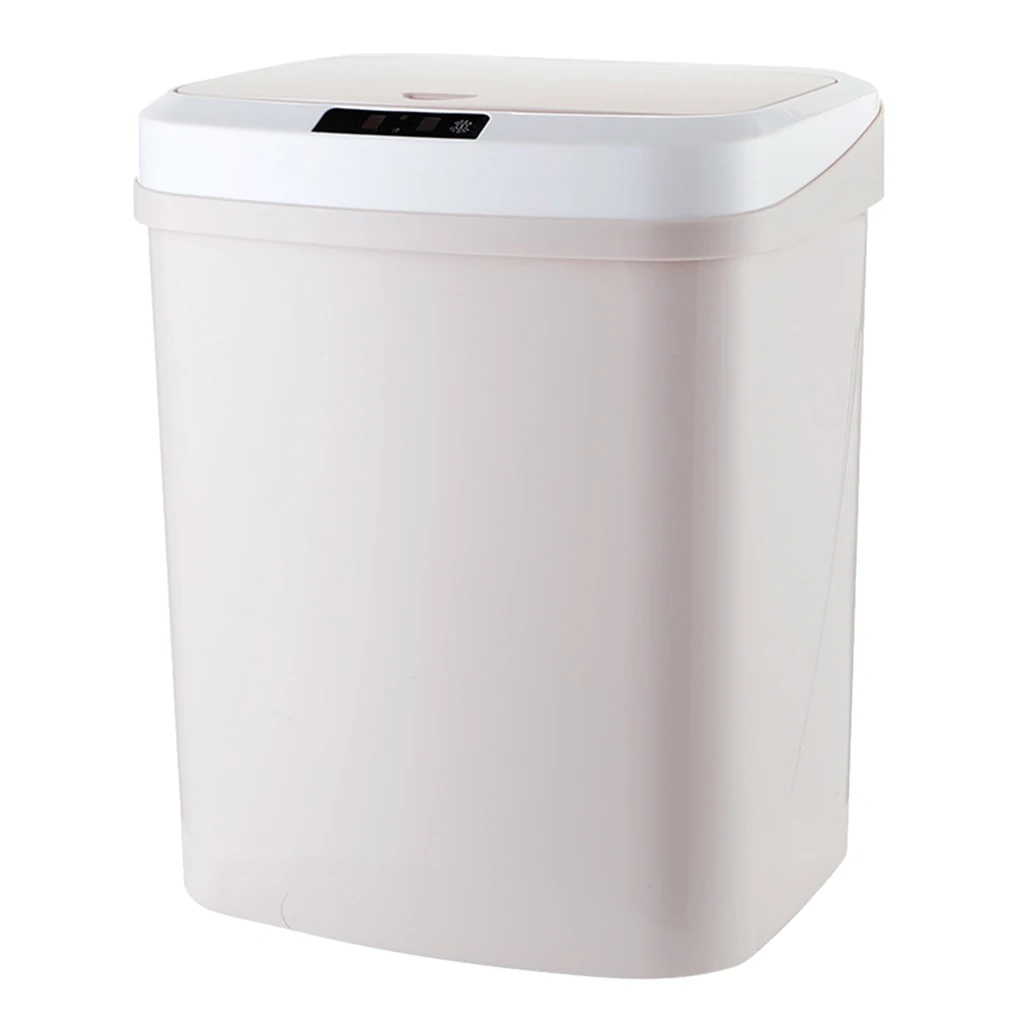 15L Smart Induction Trash Can Sensor Automatic Trash Bin Indoor Wastebasket