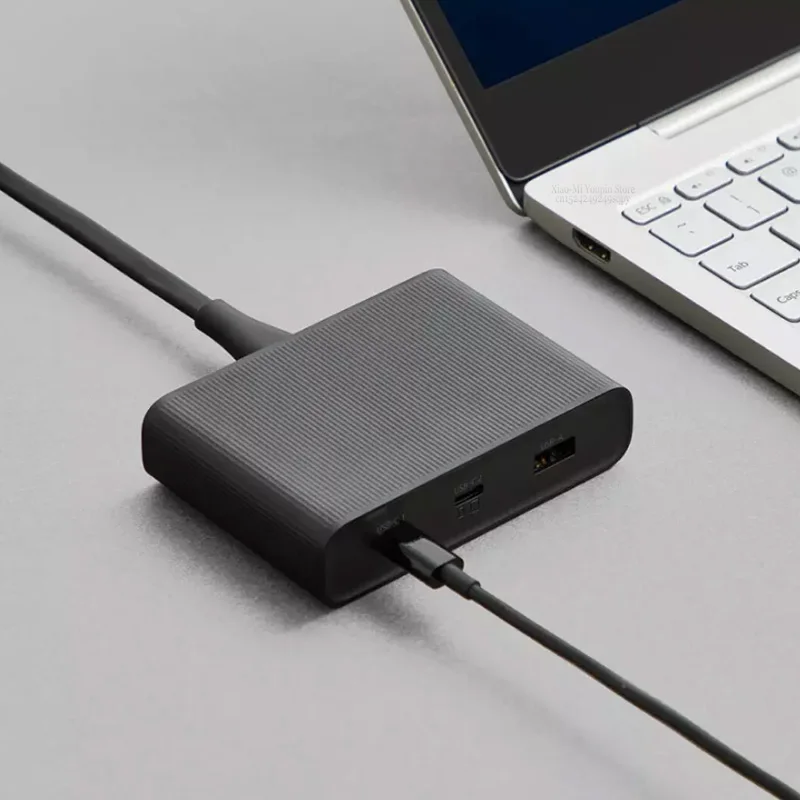 Оригинальное настольное зарядное устройство Xiaomi ZMI 65 Вт 3 порта PD3.0 USB 2C1A для Android iOS переключатель PD 3,0 QC умный Выход Max Solo c1-65w c2-1