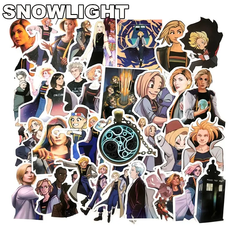 10/30/50pcs/pack Doctor Who Tardis Stickers Sets Anime Sticker Lot For Laptop Bicycle Phone Guitar  Cartoon Stickers Pack