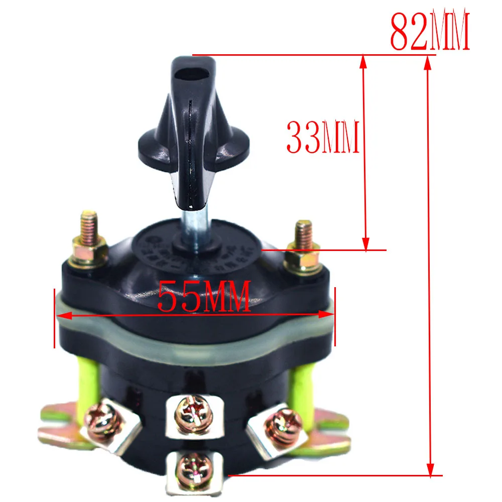Electric Bike Reversing Switch Scooter Metal Reverse Gear Switch E-Bike 9 Foot Tricycle Metal Reversing Reverse Gear Switch - Image 2