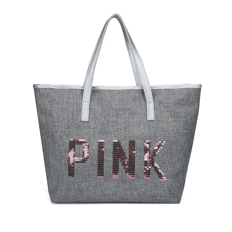 

New pink girl bag travel duffel bag women beach shoulder bag large capacity bags Travel Business Handbags