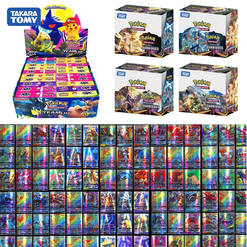 Новинка Покемон карточка TOMY английская французская версия Покемоны игрушки