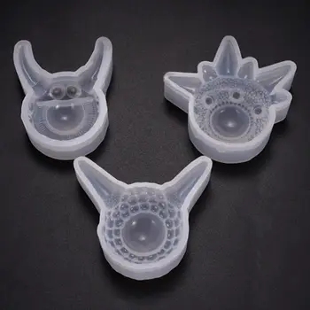 

Transparent Silicone Mould Dried Flower Resin Decorative Craft handmade DIY Jewelry Ornaments Devil eye Mold epoxy resin molds