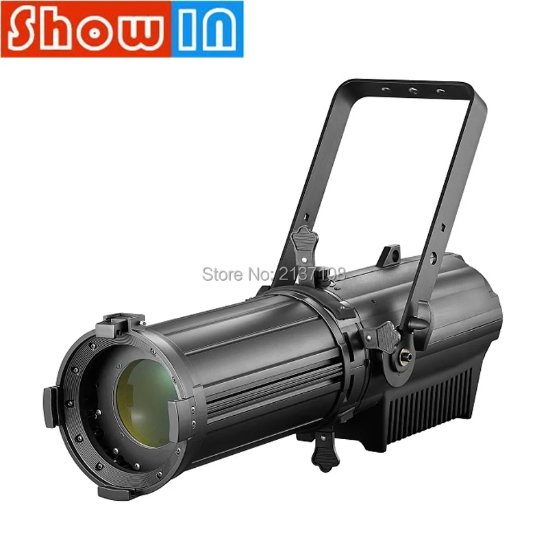 600W LED Profile Spot Light With Zoom Bi color Die Casting Aluminum