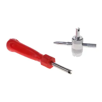 

Car Tire Valve Repair Set Tire Valve Core Removal Tool Tire Valve Stem Puller 4-way Tool Car Repair Set Wrench Tire Repair Tool