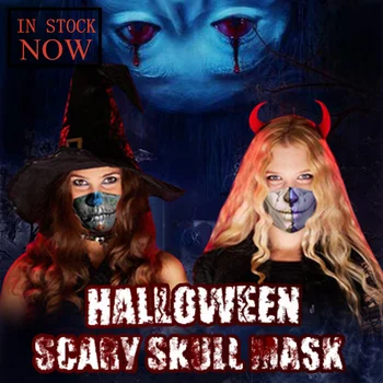 

Adult Fashion Halloween Print Face Masks Dustproofs Windproof Washable Masks Mascarilla Reutilizable Mondkapjes mask for face