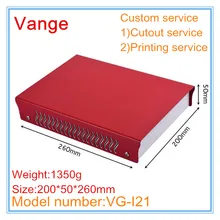 1pcs/lot desktop power supply junction boxes housing 200*50*260mm iron steel metal project cases for wire connector outlet box