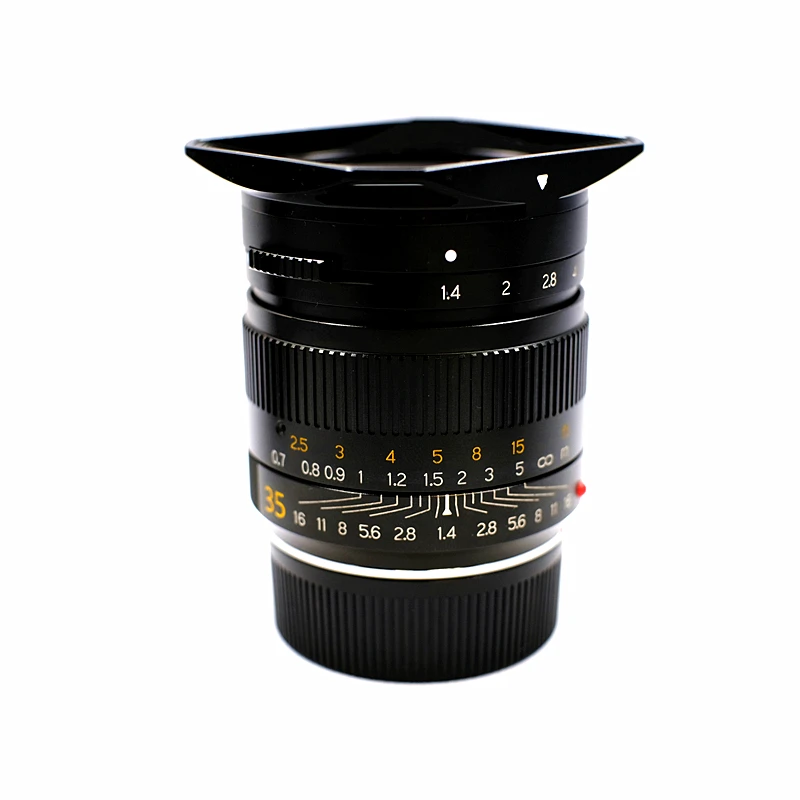 TTArtisan объектив камеры 35 мм F1.4 Полный Объектив для Leica M-mount для Leica M-M M240 M3 M6 M7 M8 M9 M9p M10 камера