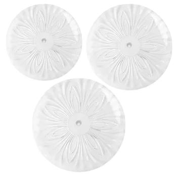 

3PCS Acrylic Fruit Plates Dried Fruit Plates Crystal Clear Fruit Bowl Bar Snacks Plates Creative Fruit Trays for Home Store Bar