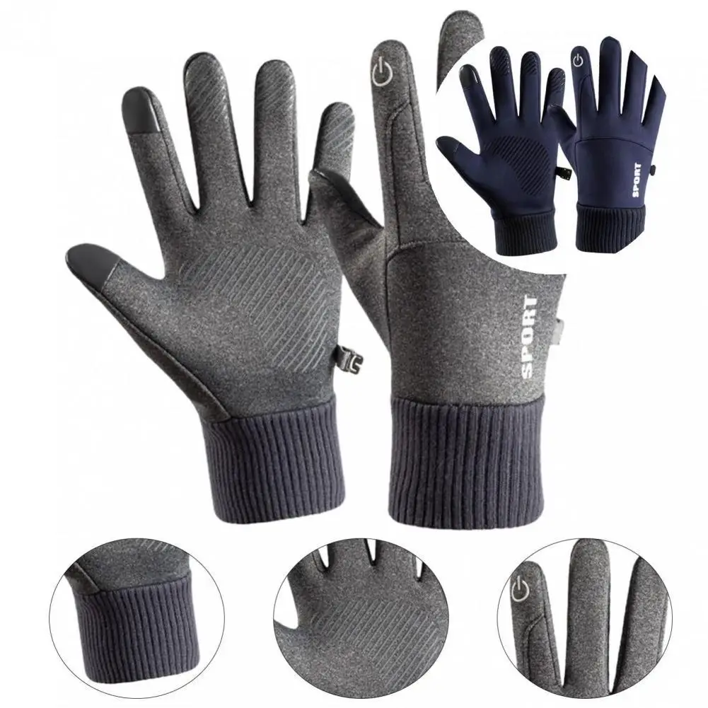 Shock Absorbing Motorcycle Gloves Sweat Absorption Wear Resistant